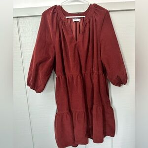 Sonoma Burgundy Dress